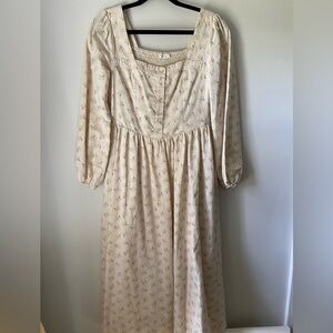 Neuflora Astoria Dress in cream floral
